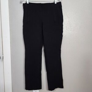 Women's Size 0.5 Black Trousers Chino‎ Style Office Wear- Front Pockets Are Fake